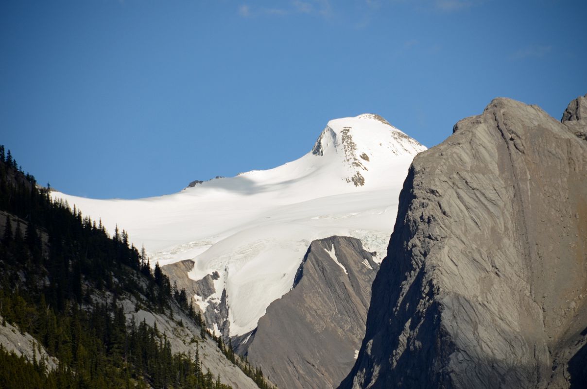 16 Maligne Mountain From Scenic Tour Boat On Moraine Lake Near Jasper